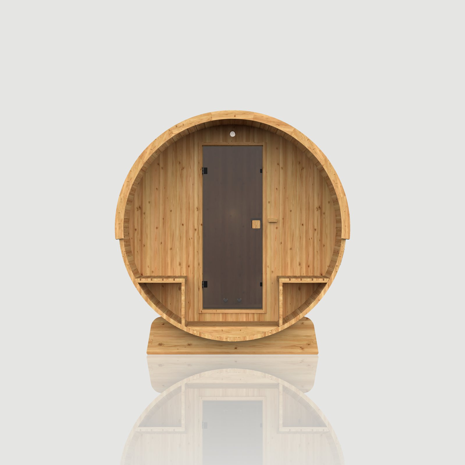 Barrel 210 Scandi – Die klassische helle Fasssauna für vier Personen – Ansicht 6