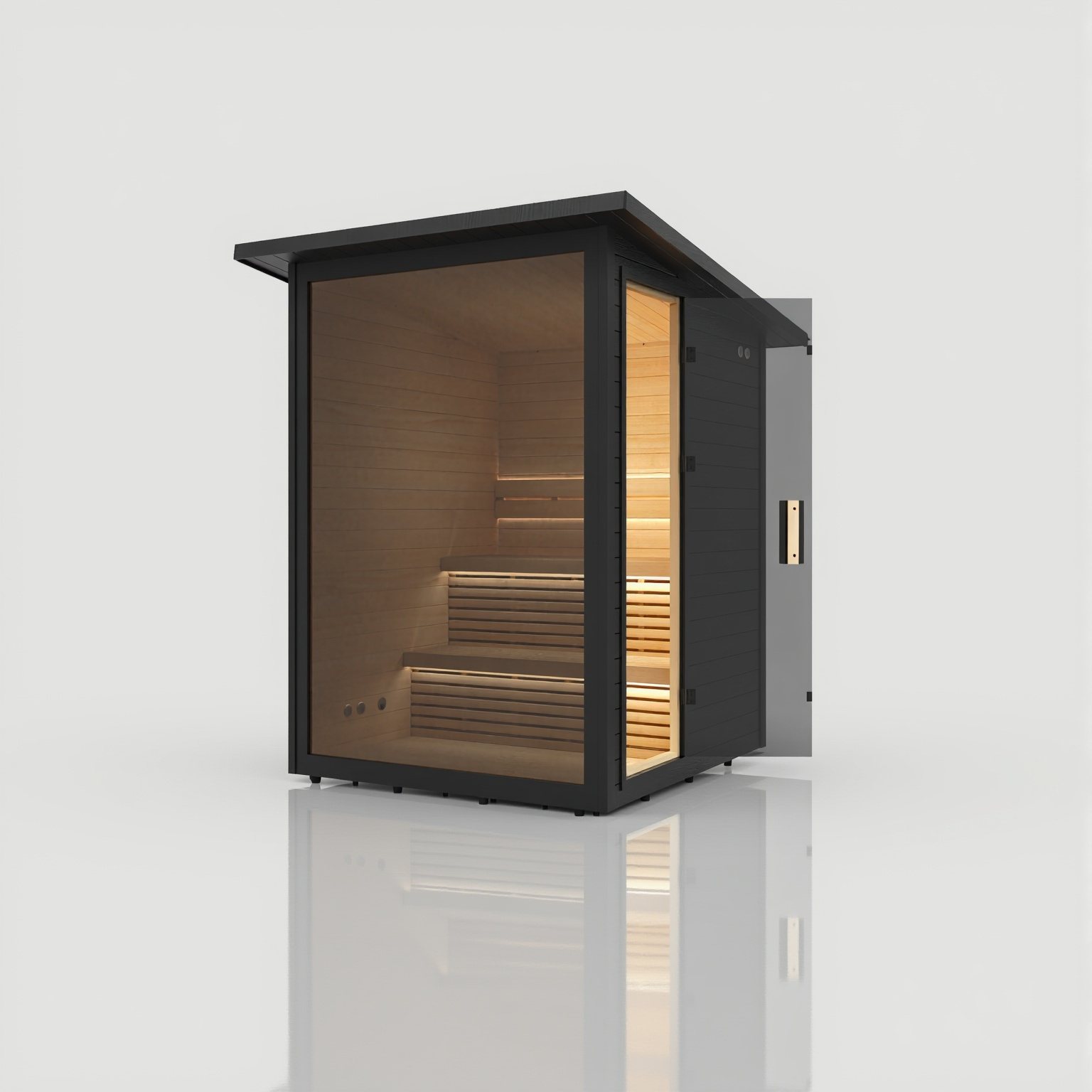 Cabin – Die Gartensauna für vier – nordische Hütte mit vollem Komfort – Ansicht 2