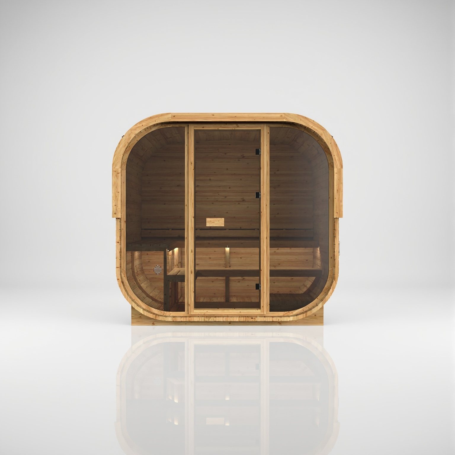 Cube 210 Scandi – Skandinavische Gartensauna für bis zu vier Personen – Ansicht 6