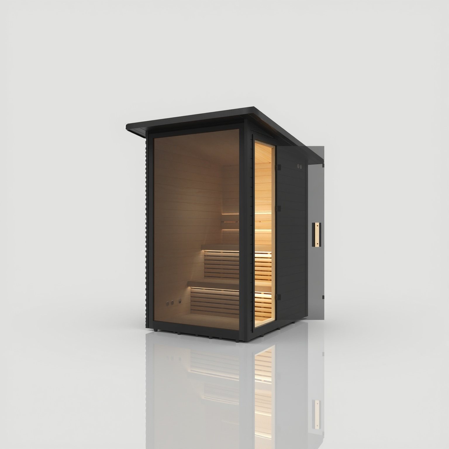 Mini Cabin – Die kleine Gartensauna mit klassischer Hüttenform