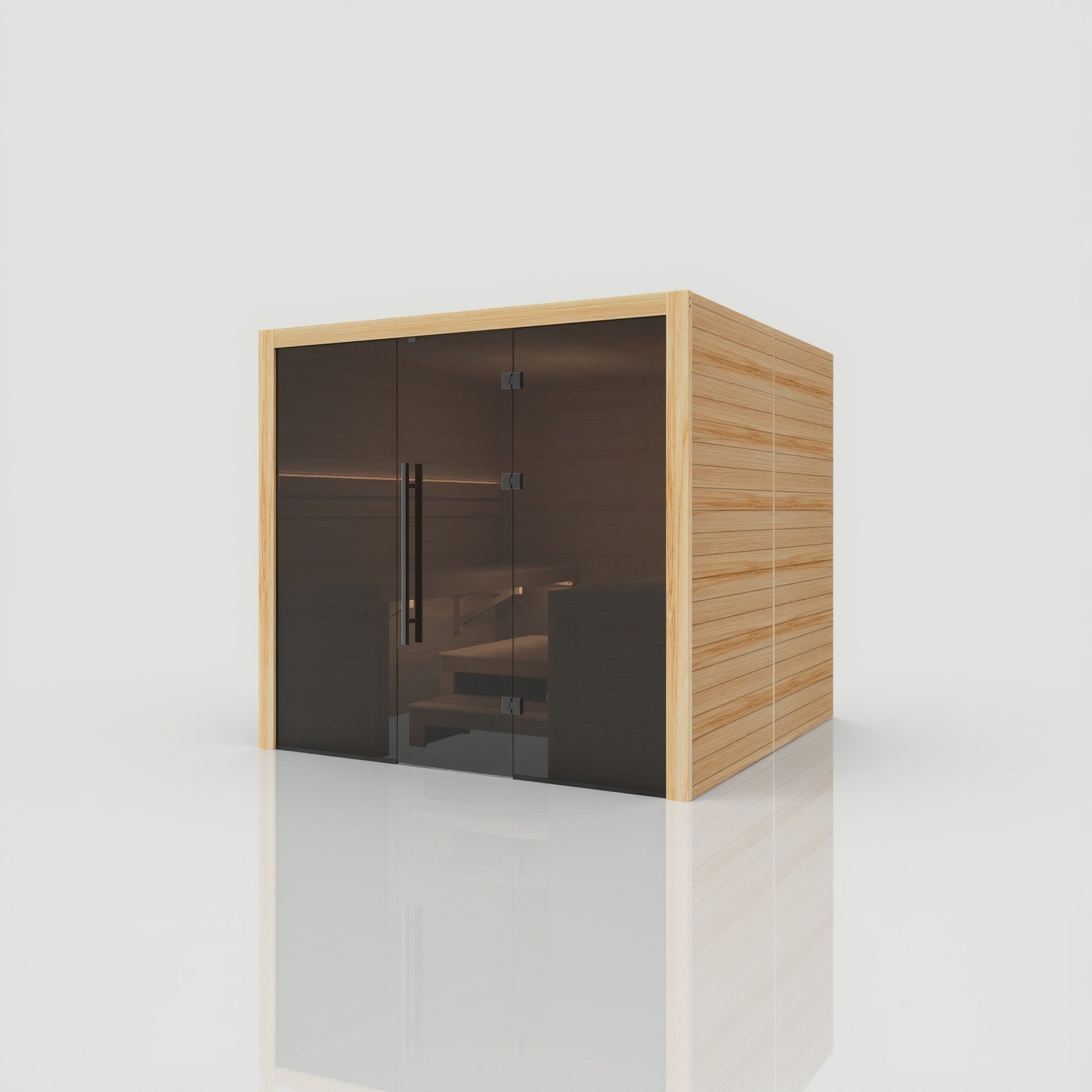 Traditional 220 Scandi – Unsere grösste helle Indoor-Sauna für bis zu sechs Personen