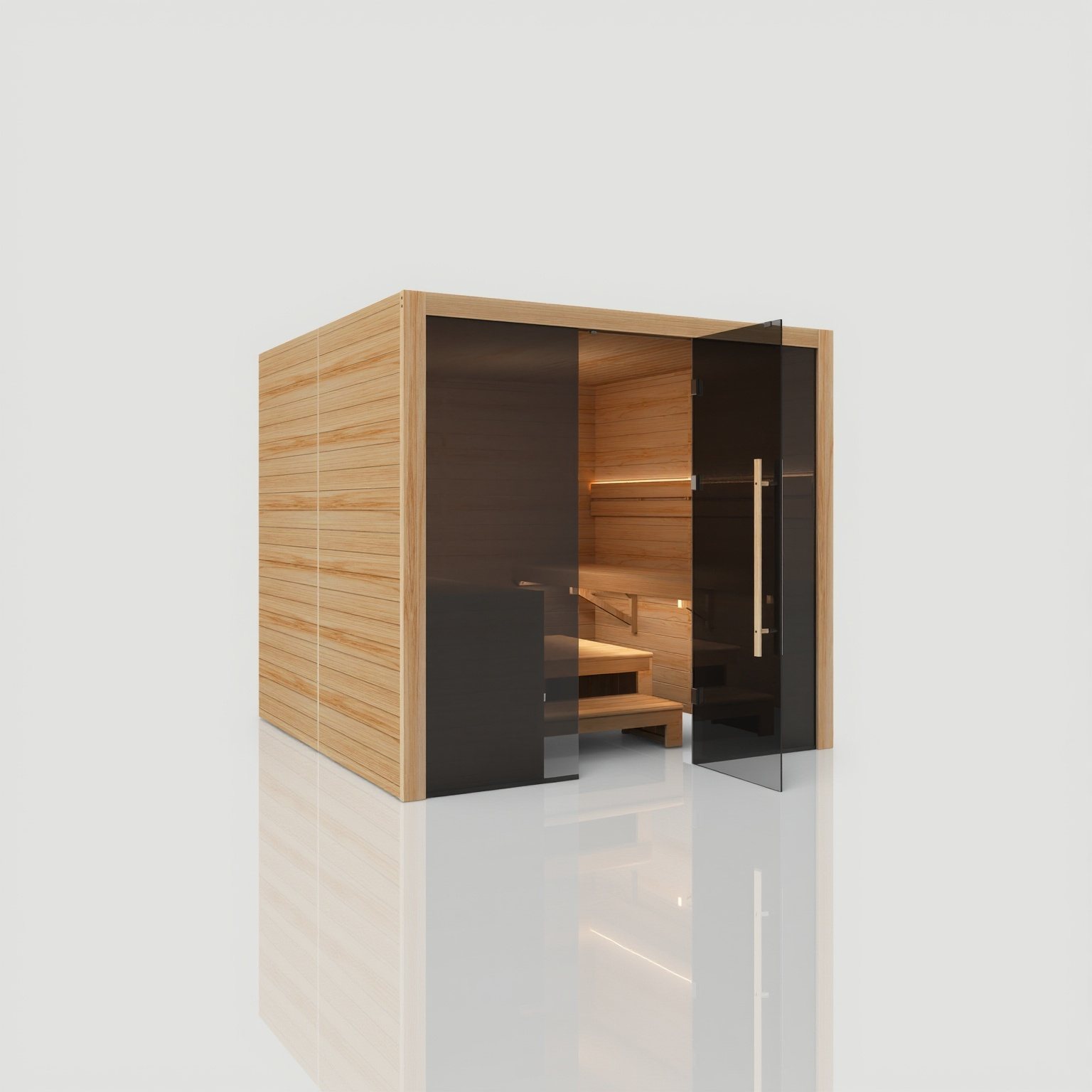 Traditional 220 Scandi – Unsere grösste helle Indoor-Sauna für bis zu sechs Personen – Ansicht 4