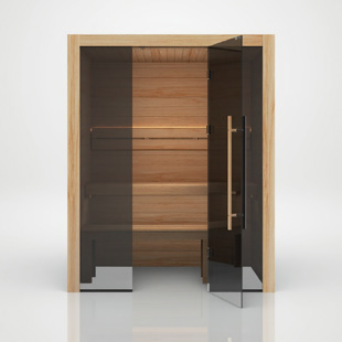 Traditional 160 Scandi – Echte finnische Sauna im hellen skandinavischen Holzkleid