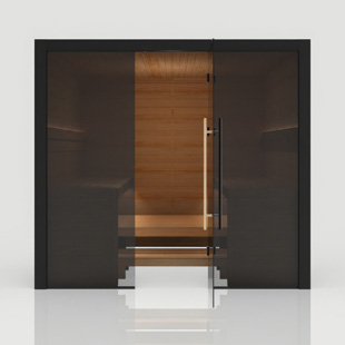Traditional 220 Nero – Die grosse dunkle Indoor-Sauna für bis zu sechs Personen